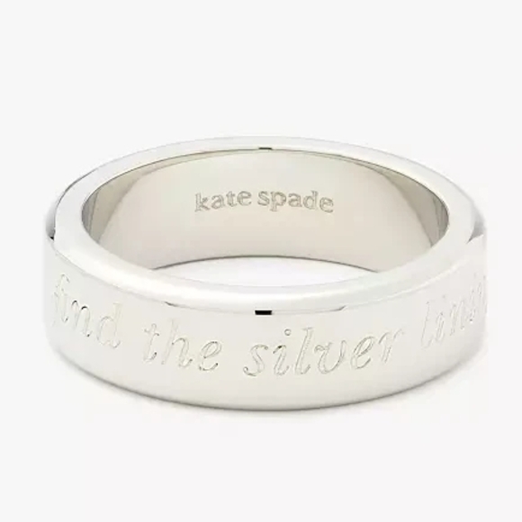 Kate Spade Silver Key Ring - Picture 1 of 6